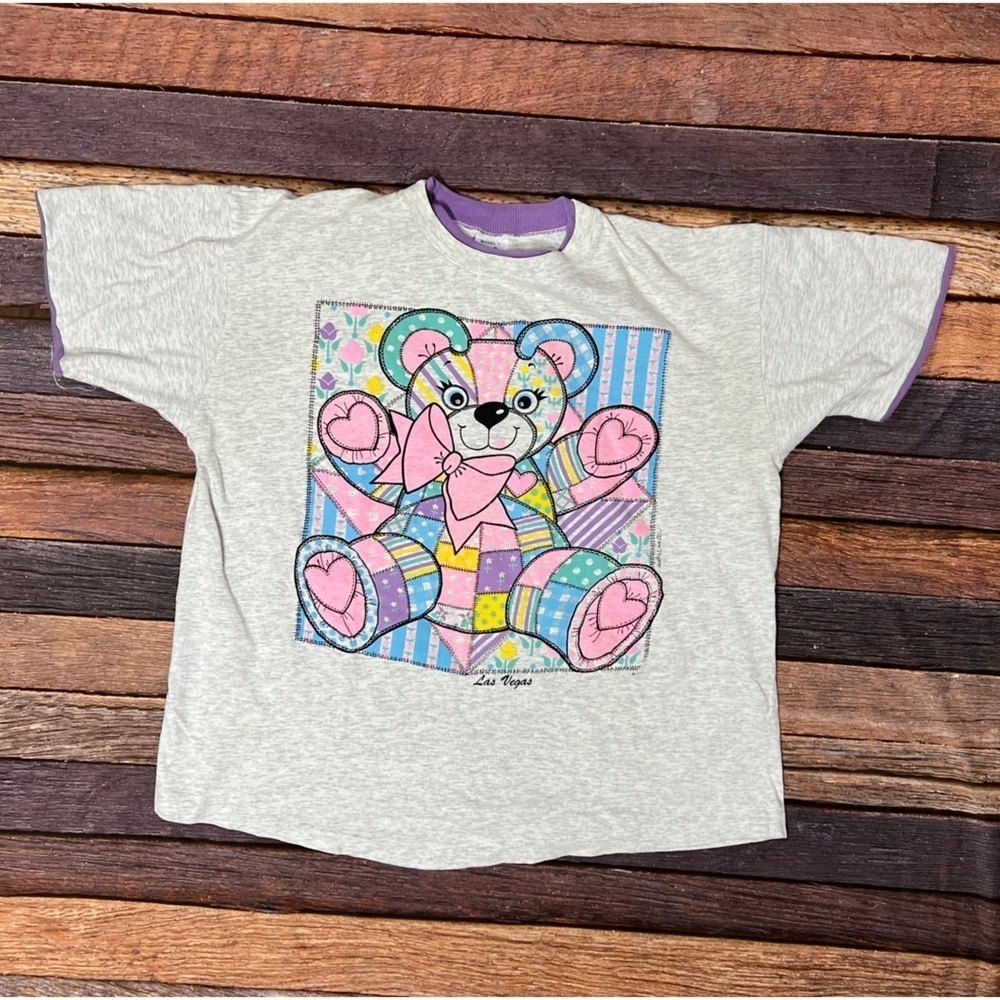 Vintage 80s Las Vegas Tourism Travel Single Stitch Destination 1980s Tshirt